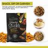 Crunchy Cravings Sesame Sticks  Intense Flavored Honey Roasted Pineapple Habanero Family Pack of 12-3oz Snack Bags - Total 36oz (pineapple Habanero) view 4