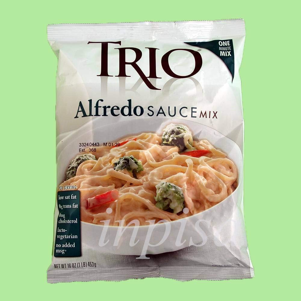 4 pcs of Trio Alfredo Sauce Mix 16oz ea NESTLES, Each Pack Yield 74 fl. oz.