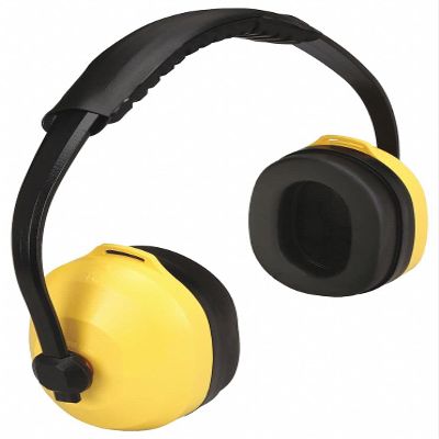 Ear Muff, 26dB, Multi-Position, Yellow