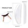 SMARTTOP 2.8mm Eyeglasses Air Bag Stick on Silicone Nose Pads-Upgrade 10Pairs Eyeglasses Nose Pads for Plastic Frame-for Sunglasses Anti-Slip-Glasses Repair Kits for Man and Women-10PAIRS Crystal view 3