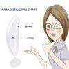SMARTTOP 2.8mm Eyeglasses Air Bag Stick on Silicone Nose Pads-Upgrade 10Pairs Eyeglasses Nose Pads for Plastic Frame-for Sunglasses Anti-Slip-Glasses Repair Kits for Man and Women-10PAIRS Crystal view 4