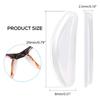 SMARTTOP 2.5mm Eyeglasses Air Bag Stick on Silicone Nose Pads-Upgrade 10Pairs Eyeglasses Nose Pads for Plastic Frame-for Sunglasses Anti-Slip-Glasses Repair Kits for Man and Women(10PAIRS Crystal view 3