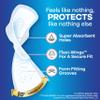Always Infinity Feminine Pads for Women, Flexfoam Pads with Wings, Size 4, Overnight Absorbency, Unscented, 38 Count view 2