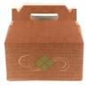 [300 Pack] Brown Treat Gift Boxes - 9 x 5 x 6.75 inches - Paper Gable Boxes, Paper Lunch Boxes with Handle, Barn Boxes - Birthday's, Weddings, Baby Shower Favor Box, Restaurant to go Box view 1
