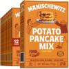 Manischewitz Potato Pancake Mix 6oz (12 Pack) Gluten Free, No MSG, Traditional Style Potato Latke Mix view 1