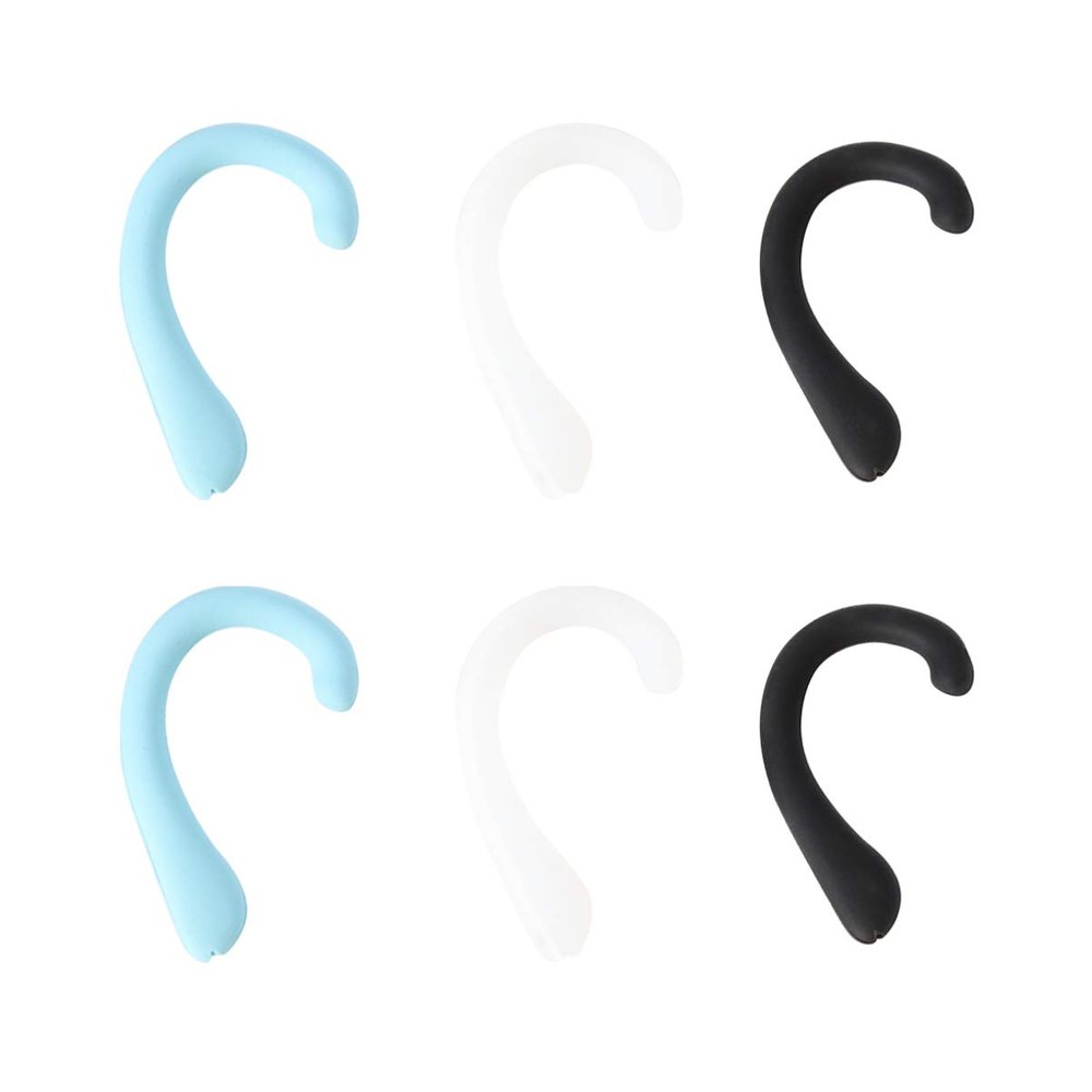 3 Pairs Silicone Earloop Hook Ear Protectors Ear Hook Ear Protectors Cover Ear Cushions for Masks Ear Cover Anti-Slip Ear Grips Protective Earbud for Adults