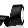 ATRBB 25 Yards 1-1/2 inch Wide Satin Ribbon Perfect for Wedding,Handmade Bows and Gift Wrapping(Black) view 1