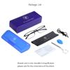 VisionGlobal Blue Light Blocking Glasses for Women/Men, Computer Reading, TV Glasses, Stylish Square Frame, Anti Glare (Black, +2.25 Magnification) view 4