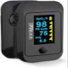 Santamedical Dual Color OLED Pulse Oximeter Fingertip, Blood Oxygen Saturation Monitor (SpO2) with Case, Batteries and Lanyard view 2