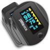 Santamedical Dual Color OLED Pulse Oximeter Fingertip, Blood Oxygen Saturation Monitor (SpO2) with Case, Batteries and Lanyard view 4