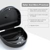 2PCS Retainer Case Denture Case: BVN Orthodontic Dental Case, Slim Braces Case, Mouth Guard Case, Denture Box, Teeth Aligner Case, Night Guard Case Container Storage Holder Black view 4