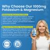 Life Strength Potassium Magnesium Supplement 1000mg (90 Caps)  Potassium Magnesium Complex with Aspartate, Glycinate, Oxide, Gluconate & Citrate  Muscle, Heart & Electrolyte Support - 45-Day Supply view 3