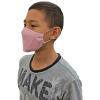 LOFBAZ Cloth Face Coverings Cotton Fabric with Filter Pocket Washable Reusable (Pink - Pack of 3, Big Kid 9 to 13 Year) view 3