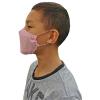 LOFBAZ Cloth Face Coverings Cotton Fabric with Filter Pocket Washable Reusable (Pink - Pack of 3, Big Kid 9 to 13 Year) view 4