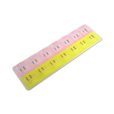 7 Day Compartment AM PM Pill Box Medicine Storage Organizer Container Case (3)