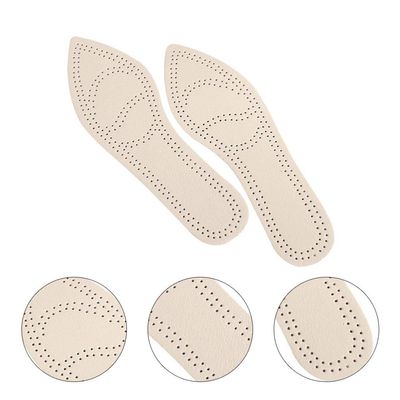 2pairs Comfortable Cow Insoles for Pointed Shoes Detachable and Breathable Inserts for High Heels Soft Foot Cushions for Enhanced Comfort and Sweat Absorption