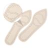 2pairs Comfortable Cow Insoles for Pointed Shoes Detachable and Breathable Inserts for High Heels Soft Foot Cushions for Enhanced Comfort and Sweat Absorption view 3
