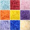 100G Raffia Paper Shreds & Strands,5Pack Colorful Shred Paper Raffia Tissue Paper Grass Stuffers,Shredded Crinkle Confetti for Holiday DIY Gift Wrapping & Basket Filling view 1