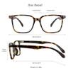 LifeArt Blue Light Blocking Glasses, Anti Eyestrain, Computer Reading Glasses, Gaming Glasses, TV Glasses for Women Men, Anti Glare (Amber, 3.75 Magnification) view 4