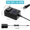 GRACETOP Massage Gun Charger Output: DC 24V 1A Support 25.2V Massage Gun Power Cord Muscle Blaster (Massage Gun Charger) view 2