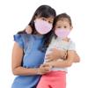 LOFBAZ Cloth Face Coverings Cotton Fabric with Filter Pocket Washable Reusable (Pink - Pack of 3, Small Kid 4 to 8 Year) view 1