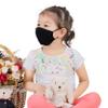 LOFBAZ Cloth Face Coverings Cotton Fabric with Filter Pocket Washable Reusable (Black - Pack of 3, Small Kid 4 to 8 Years) view 4