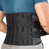 FREETOO Back Braces for Lower Back Pain Relief with 6 Stays, Breathable Back Support Belt for Men/Women for work , Anti-skid lumbar support belt with 16-hole Mesh for sciatica(M) view 1