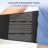 FREETOO Back Braces for Lower Back Pain Relief with 6 Stays, Breathable Back Support Belt for Men/Women for work , Anti-skid lumbar support belt with 16-hole Mesh for sciatica(M) view 4