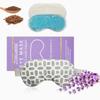 2 in 1 Heated/Ice Eye Mask Moist Heat Eye Mask Lavender & Flaxseed Sinus Pillow Microwavable for Dry Eye,Styes,Sinus Pain,Headache,Migraine,Puffy or Swollen Eyes Irritated and Inflamed Eyelid Bumps view 1
