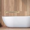 19.7in Bathroom Hand Bar Stainless Steel Bathtub Hand Bar NonSlip Shower Safety Handrail Hand Holder Bathroom Toilet Accessory for Elderly Pregnant Women Gold view 2