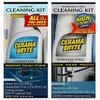 Cerama Bryte Stainless Steel Cleaner for Appliances + Cooktop and Stove Top Cleaner, 10 Ounce + 8 Fluid Ounce, POW-R Grip, Scraper, Pad + Cleaning Cloth view 1
