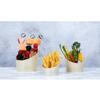 PacknWood 210WFRY1 3 oz Slanted Wood Cup - 2.1 in. Dia. - 2.75 & 1 in. view 4