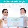 TANDCF Cervical Neck Brace Collar with Chin Support for Stiff Relief Cervical Collar Correct Neck Support Pain Bone Care Health(Size L) view 2