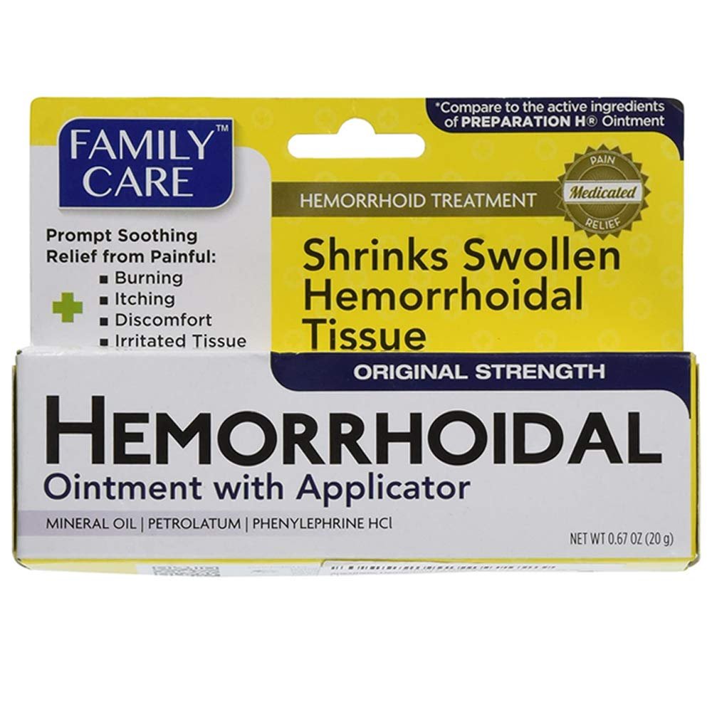 2 Pc Hemorrhoidal Ointment Hemorroid Pain Relief Cream Fast Acting Strength