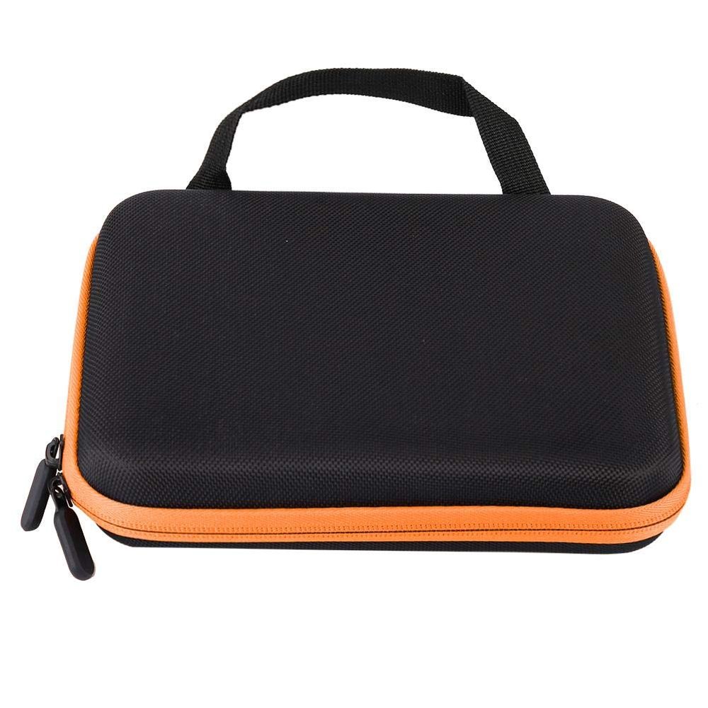 Essential Oil Storage Bag, 63 Slots Portable Aromatherapy Essential Oil Storage Bag Case Box Organizer(Orange)