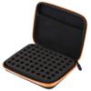 Essential Oil Storage Bag, 63 Slots Portable Aromatherapy Essential Oil Storage Bag Case Box Organizer(Orange) view 3