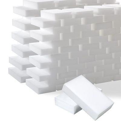 100 Pack Magic Cleaning Sponges Eraser, Multi-Functional Melamine Sponge Foam Cleaning Pads for Household Kitchen Bathroom Furniture Bathtub Sink Cleaning Kitchen Dish Sponge, 10x6x2cm