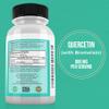 DOCTOR RECOMMENDED SUPPLEMENTS Quercetin 800mg w/Bromelain 165mg Per Serving- 120 Veggie Capsules-Full 60 Day Supply, Vitamin Supplement to Support & Bioflavonoids, Gluten Free, Non-GMO view 2