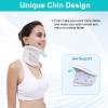 TANDCF Cervical Neck Brace Collar with Chin Support for Stiff Relief Cervical Collar Correct Neck Support Pain Bone Care Health(Size S) view 4