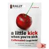 Cherry Flavor Cough Drops by Rally Energy, Cough Relief with Caffeinated Zinc Reinforced Lozenges, Boost Your Energy, Focus, and Productivity - Zero Calorie Throat Lozenges (20 Units) view 1