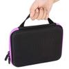 Essential Oil Storage Bag, 63 Slots Portable Aromatherapy Essential Oil Storage Bag Case Box Organizer(Purple) view 3
