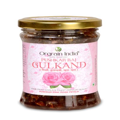 Orgrain India Pushkar Raj Gulkand 1.5Kg (Pack of 5300g)