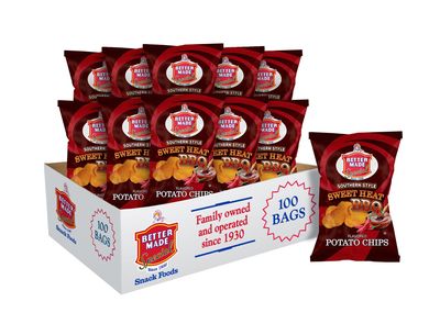 Better Made Special Sweet Heat BBQ Flavor Potato Chips 1oz - 100 Bags