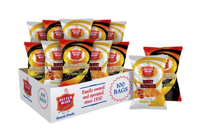 Better Made Special Honey BBQ (50) & Sweet Heat BBQ (50) Potato Chip Variety Pack 1oz Each - 100 BAGS!