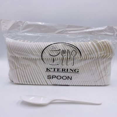 K'Tering Full Size Heavy Duty Plastic PP White Spoons (1000ct)