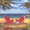Boston International Coastal Christmas Hand Towels Decorative Paper Hand Towels for Bathroom Guest Towels Disposable, Beach Bathroom Decor Pak 32 view 2