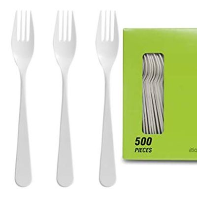 7.5in ADULT Compostable, Biodegradable, Reusable FORK (500 units/case)