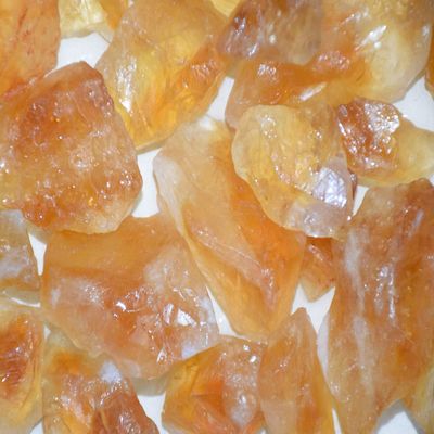 ShreeCrystalsBeads: 4 lb Citrine Rough Stones AAA Grade Large Chunk from Brazil - Raw Natural Rough Crystals for Cabbing, Lapidary, Tumbling & Reiki Crystal Healing *Wholesale Lot*