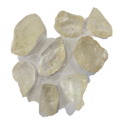 ShreeCrystalsBeads: 4 lb Crystal Quartz Points from Brazil 'AA' Grade - Average 1" to 2.5" - Raw Natural Unpolished Crystals Rough for Lapidary,Reiki and Energy Crystal Healing *Wholesale Lot*