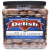 Gourmet Milk Chocolate Covered Cherries by It's Delish, 3 lbs Jumbo Reusable Container | Premium Milk Chocolate Coated Dried Cherries - Kosher Dairy view 2